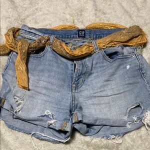 GAP Distressed Denim Shorts